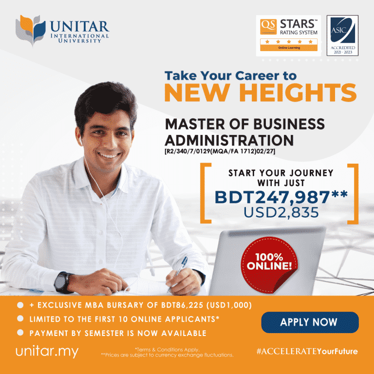 Master Of Business Administration | UNITAR International University