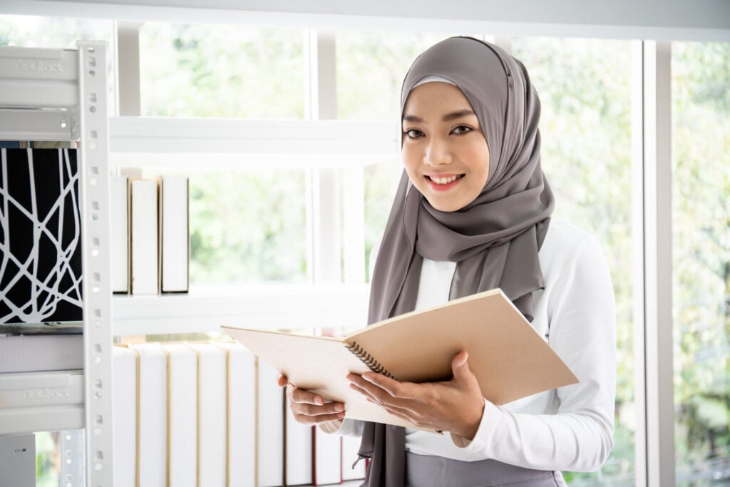 muslim woman portrait